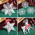 Pikkukuva 3 / 10: 5 kpl Christmas Snowflake Flakes -ikkunakoristeita C C C