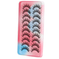 Miniatyrbild 7 av 9: 10 Par Manga Lashes Cosplay Lashes SA210