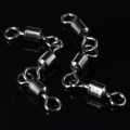 Miniatyrbillede 8 af 9: 20 stk Fishing Snap Connector med Pin Rolling Swivel 3 3 3