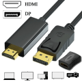 Pikkukuva 3 / 9: DP-HDMI-sovitin Näyttöportti HDMI-muuntimeen 10FT DP TO 10FT DP to HDMI