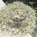 Miniatyrbillede 5 af 10: Neglepailletter Negleneonpailletter C C C