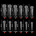 Miniatyrbillede 2 af 7: Dual Nail Forms Matt Square