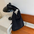 Miniatyrbillede 1 af 10: Lærredsskuldertaske Crossbody-taske SORT STYLE 1 STYLE 1 black style 1-style 1