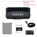 Miniatyrbilde 7 av 7: Bil Speedometer Head Up Display Hd Projector Obd2 Overspeed
