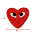 Miniatyrbild 3 av 10: 12 st/påse Heart Patch Broderi Patches 11 11 11
