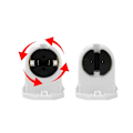 Pikkukuva 4 / 5: 40 Pack T5 lampun pidike Miniatyyri pyörivä lukitus