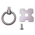 Miniatyrbillede 5 af 9: 2/4 Stk Skuffegreb Møbelknopper SØLV 4STK 4STK Silver 4Pcs-4Pcs