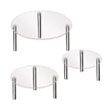 Miniatyrbilde 1 av 10: Herdet glass Display Stand Display Riser Stands Kakeholder
