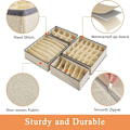 Miniatyrbillede 7 af 10: 4 STK Skuffe Organizer Opbevaringsboks SORT Black