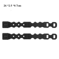 Miniatyrbild 1 av 10: 2st Tactical Molle System Malice Clips SVART 26CM Black 26cm