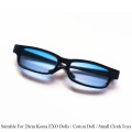 Miniatyrbilde 2 av 9: Dukkebriller Clear Lens Briller 3 3 3