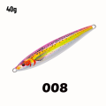 Miniatyrbild 1 av 8: Metal Fishing Lure Jig Bait 40G008 008 40g008