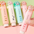 Miniatyrbillede 3 af 10: 2 STK Viskelæder Kawaii Cat Paw HVID White