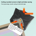 Miniatyrbilde 5 av 10: Filet Cutter R4 Corner Runder SORT Black
