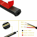 Miniatyrbilde 8 av 10: Motorsykkel Blinklys Tofarget 2 STK 2 STK 2PCS