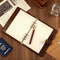 Miniatyrbillede 4 af 6: Journal med Lås Lås Dagbog Binder Notesbog