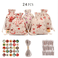 Miniatyrbillede 1 af 10: 24 STK Gaveposer Snørelomme 10X14CMSTYLE A STYLE A 10x14cmStyle A
