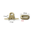 Pikkukuva 3 / 10: Turn Lock Twist -lukot GOLD 2KPL 2KPL gold 2pcs-2pcs