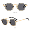 Miniatyrbilde 5 av 10: Små firkantede solbriller Punk Shades C5 C5 C5