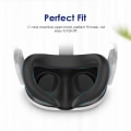 Miniatyrbilde 2 av 10: Eye Mask Pad Silikon ansiktsdeksel SVART Black