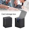 Miniatyrbillede 4 af 10: Spil MTG Trading Card Holder Deck Box SORT SORT Black