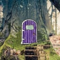 Miniatyrbilde 10 av 10: Miniatyr Fairy Elf Door Fairy Door F F F