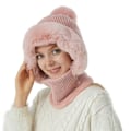 Pikkukuva 7 / 10: Neulottu hattu cover Niskalippikset PINK pink