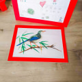Miniatyrbild 9 av 10: Ram Kartong Vägghängande Bild GRÖN green