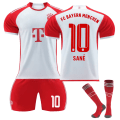 Miniatyrbillede 1 af 2: 23-24 Bayern München Børne Fodboldtrøje Nr. 10 Sane 24