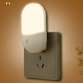 Miniatyrbilde 7 av 10: Led Nattlys Plugg inn Energisparende HVIT EU EU white EU-EU