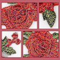 Miniatyrbillede 3 af 5: 10 stykker Rose Broderede Patches Blomster Patches Tøj
