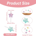 Pikkukuva 9 / 10: 20 kpl jäljitelmä Lollipop Resin Charms Star Lollipop Resin