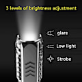 Miniatyrbillede 5 af 10: LED lommelygte Spotlight SORT black