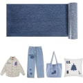 Miniatyrbild 3 av 6: 5Rull/Pack Iron On Denim Klädlappar Denimlappar Stora