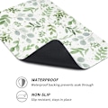 Pikkukuva 5 / 6: 2kpl Green Leaves Mat Astiankuivausmatto Mikrokuitumatto