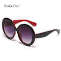 Miniatyrbillede 1 af 10: Dame Solbriller Goggle SORT RØD SORT RØD Black Red