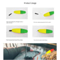 Pikkukuva 8 / 10: Foam Peg Fishing Float Poiju LCOLOR B COLOR B LColor B
