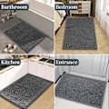 Miniatyrbillede 7 af 10: Badetæppemåtte Rektangulær Bademåtte MØRKEGRÅ Dark Grey