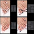 Miniatyrbillede 8 af 10: French Forma Dual Sticker Silikone LANGT SPIDET HOVED LANGT long pointed head