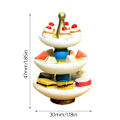 Miniatyrbillede 2 af 10: Dukkehus Dessertstativ Dim Sum Fad DIM SUM FAD DIM SUM FAD dim sum dish
