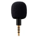 Miniatyrbillede 1 af 9: Mini Mikrofon Metal Mini Mikrofon SORT 4 POLE 4 POLE Black 4 Pole-4 Pole