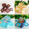 Pikkukuva 3 / 6: 3D-kutsut Lahjakortti Pop Up -onnittelukortit A A A