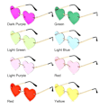 Pikkukuva 10 / 10: Rimless Heart Aurinkolasit Pink Hippie Aurinkolasit PUNAINEN Red