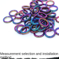 Miniatyrbilde 5 av 10: 28stk Fiskestang Wire Ring Fiskesnøreguide GULL-28STK Gold-28pcs