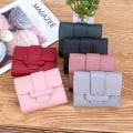 Miniatyrbild 5 av 10: PU-läderplånböcker Damplånböcker MÖRKROSA Dark Pink