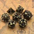Miniatyrbilde 4 av 10: 7 stk DND metallterningsett Spillterning 01 01 01