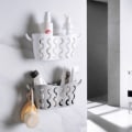 Miniatyrbillede 8 af 10: Vask Afløbskurv Svampe Holder HVID White