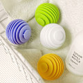 Pikkukuva 5 / 10: 3 kpl Silicone Magic Laundry Balls Vaatteet Hiustenpuhdistustyökalu White