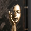 Miniatyrbilde 5 av 8: Abstrakt statue Desktop Ornament SORT B B Black B-B