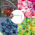 Pikkukuva 5 / 10: Quilling Pen Curling Winder Tool ROSE RED Rose red